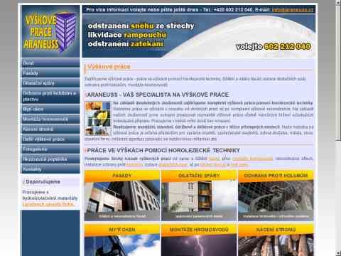 Nhled www strnek http://www.vyskove-prace-araneuss.cz/