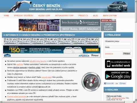 Nhled www strnek http://www.ceskybenzin.cz