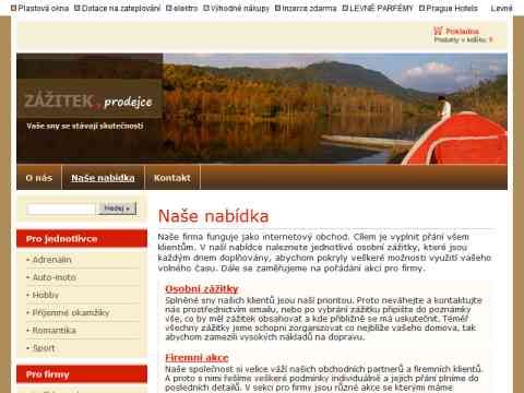 Nhled www strnek http://zazitek.prodejce.cz