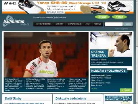 Nhled www strnek http://www.badmintonweb.cz