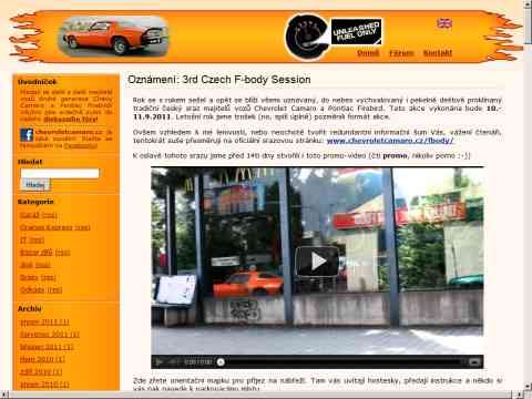 Nhled www strnek http://www.chevroletcamaro.cz