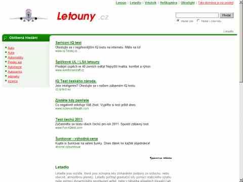 Nhled www strnek http://www.letouny.cz/