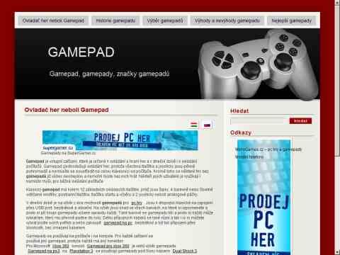 Nhled www strnek http://www.gamepad.cz