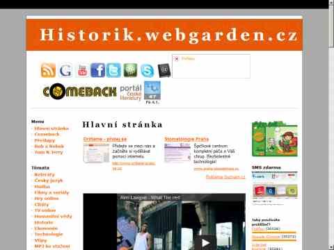 Nhled www strnek http://historik.webgarden.cz/