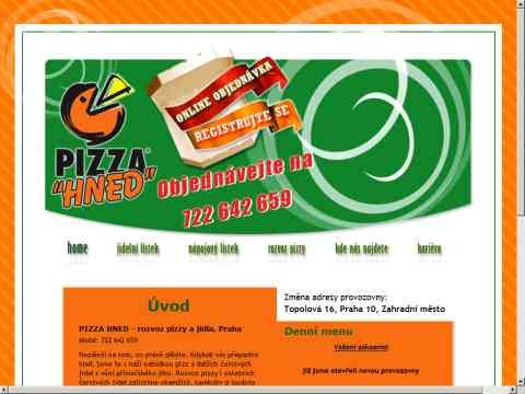 Nhled www strnek http://www.pizzahned.cz