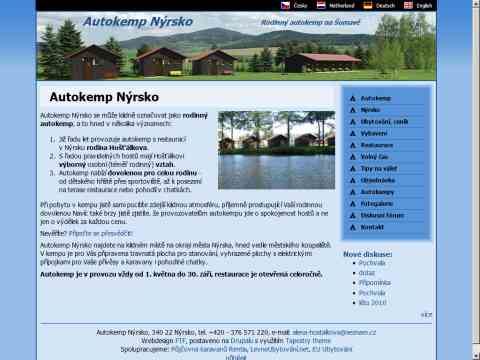 Nhled www strnek http://www.autokemp-nyrsko.cz