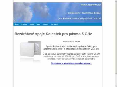 Nhled www strnek http://www.solectek.cz