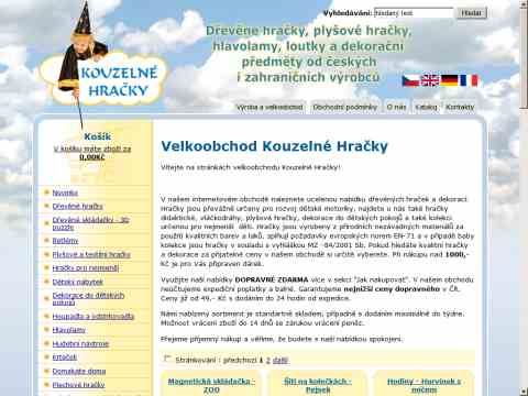 Nhled www strnek http://www.kouzelne-hracky.cz/