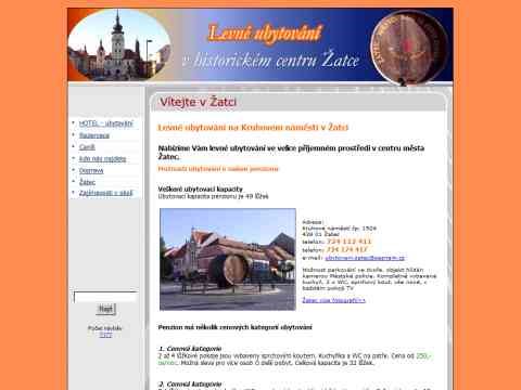 Nhled www strnek http://www.ubytovani-zatec.wz.cz