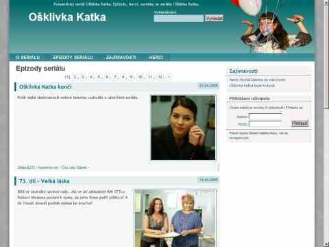 Nhled www strnek http://www.osklivka-katka.cz