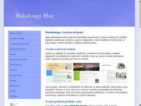 Nhled www strnek http://www.webdesign-blue.cz/