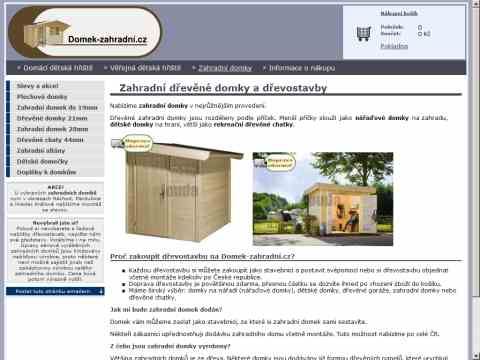 Nhled www strnek http://www.domek-zahradni.cz