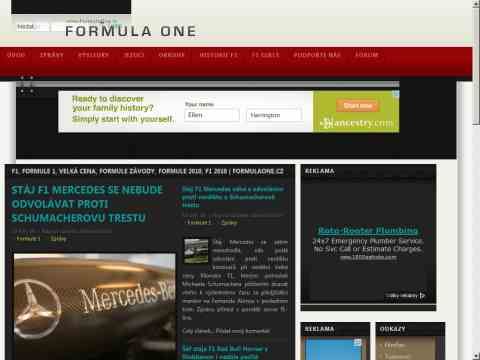 Nhled www strnek http://www.formulaone.cz