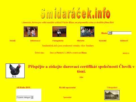 Nhled www strnek http://www.smidaracek.info