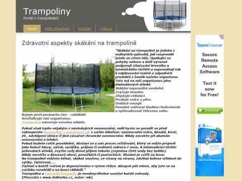 Nhled www strnek http://www.trampoliny.biz