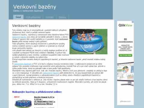 Nhled www strnek http://www.venkovni-bazeny.org