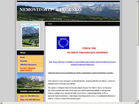 Nhled www strnek http://www.nemovitosti-rakousko.estranky.cz