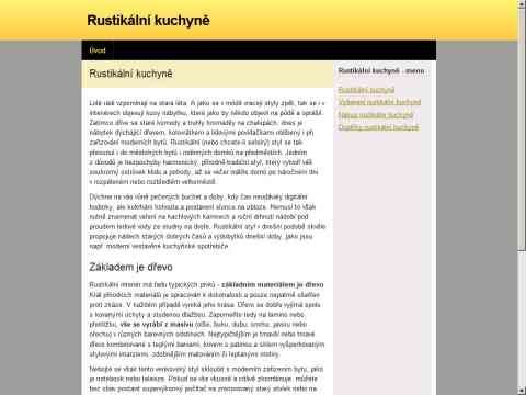 Nhled www strnek http://www.rustikalni-kuchyne.cz