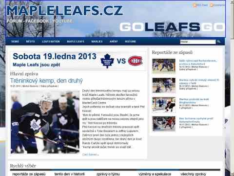 Nhled www strnek http://www.mapleleafs.cz