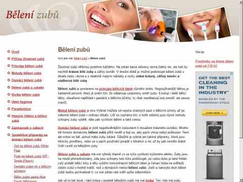 Nhled www strnek http://www.beleni-zubu.net