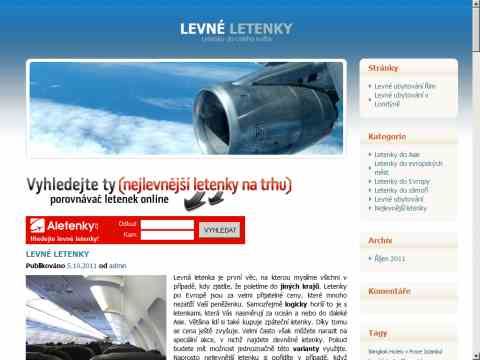 Nhled www strnek http://www.online-levne-letenky.cz