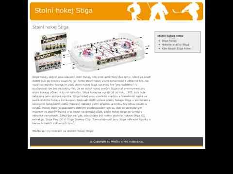 Nhled www strnek http://www.stiga-hokej.cz