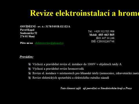 Nhled www strnek http://www.elektro-revize.eu