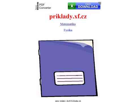 Nhled www strnek http://www.priklady.xf.cz