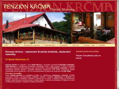 Nhled www strnek http://www.penzionkrcma.cz/