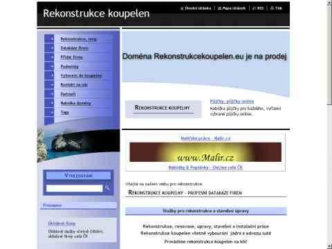 Nhled www strnek http://www.rekonstrukcekoupelen.eu