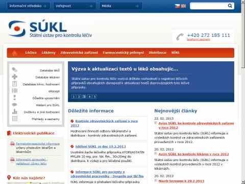 Nhled www strnek http://www.sukl.cz/