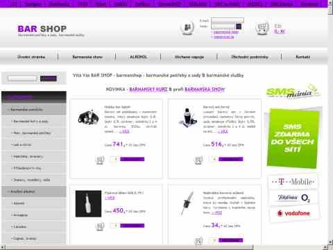Nhled www strnek http://www.barshop.cz/