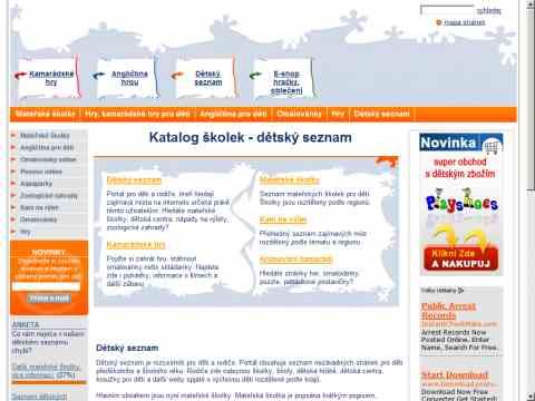 Nhled www strnek http://www.detsky-seznam.cz