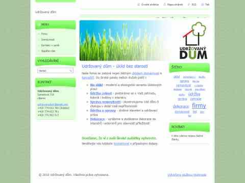 Nhled www strnek http://www.udrzovanydum.cz