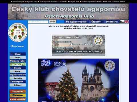 Nhled www strnek http://www.agapornis-club.ic.cz