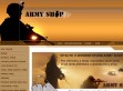 Náhled www stránek http://www.army-shop.info
