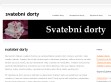 Náhled www stránek http://www.svatebni-dorty-fotogalerie.cz/