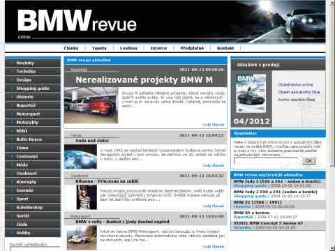 Nhled www strnek http://www.bmwrevue.cz/index.htm