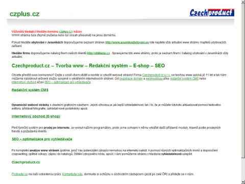 Nhled www strnek http://www.czplus.cz/ubytovnatenis