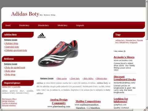 Nhled www strnek http://www.adidas-boty.shopinfo.cz