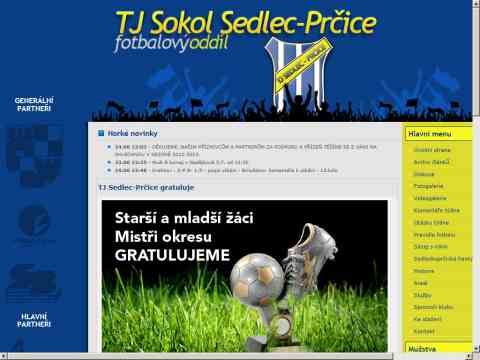 Nhled www strnek http://www.tj-sedlec-prcice.cz